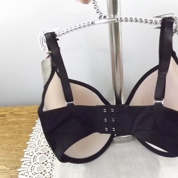 Black Plunge Bra 34G,FMO, Multiway Straps - Picture 3 of 10